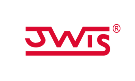 Rotes JWIS-Logo auf weißem Hintergrund.