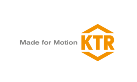 KTR-Logo mit dem Slogan "Made for Motion" daneben.