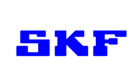 Das Bild zeigt das SKF Logo in blau auf weißem Hintergrund.